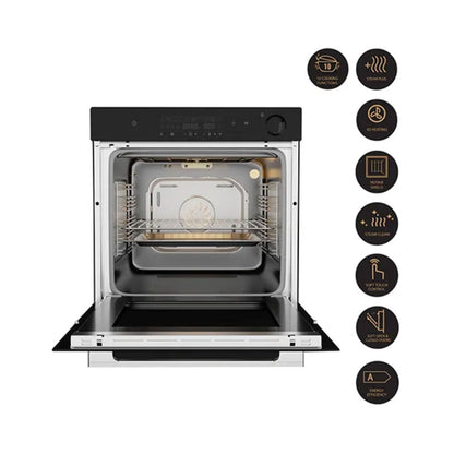 Crompton Built In Oven with Steam Assist BIO-GASTM78L-MBL
