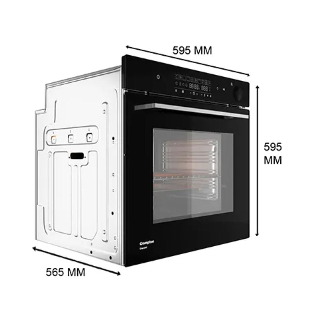 Crompton Built In Oven with Steam Assist BIO-GASTM78L-MBL