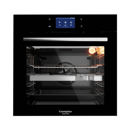 Crompton Built In Oven GrandArt BIO-GATFTPRO-78L + Crompton Built-In Convection Microwave GrandArt Series MWO-GACON25L-MBL