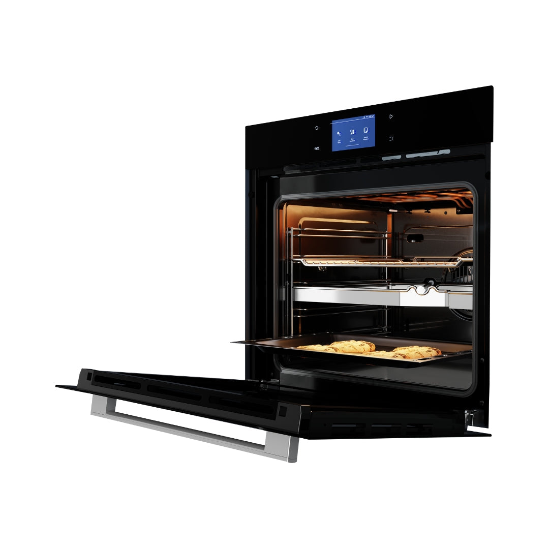 Crompton Built In Oven GrandArt BIO-GATFTPRO-78L + Crompton Built-In Convection Microwave GrandArt Series MWO-GACON25L-MBL