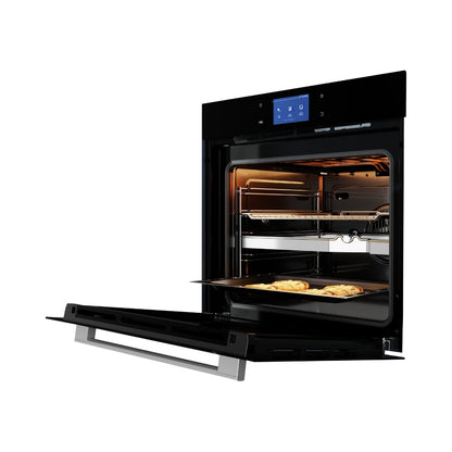 Crompton Built In Oven GrandArt BIO-GATFTPRO-78L + Crompton Built-In Convection Microwave GrandArt Series MWO-GACON25L-MBL