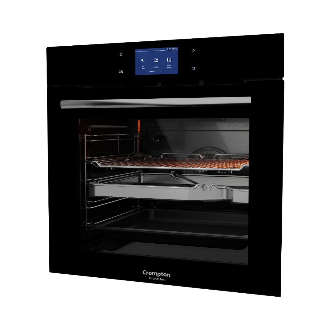 Crompton Built In Oven GrandArt BIO-GATFTPRO-78L + Crompton Built-In Convection Microwave GrandArt Series MWO-GACON25L-MBL