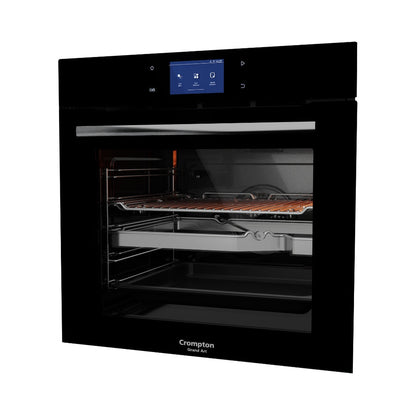 Crompton Built In Oven GrandArt BIO-GATFTPRO-78L + Crompton Built-In Convection Microwave GrandArt Series MWO-GACON25L-MBL