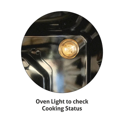 Glen Built In Oven BO 660 MR TURBO BLACK + Glen Built-In Convection Microwave MO 674