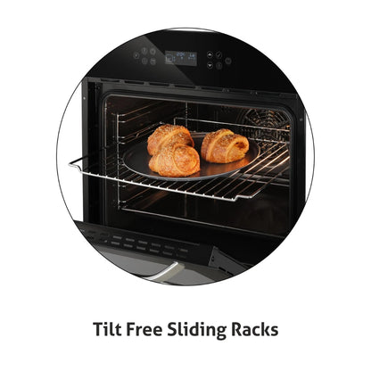 Glen Built In Oven BO 652 TOUCH MR TURBO BLACK