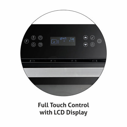 Glen Built In Oven BO 652 TOUCH MR TURBO BLACK