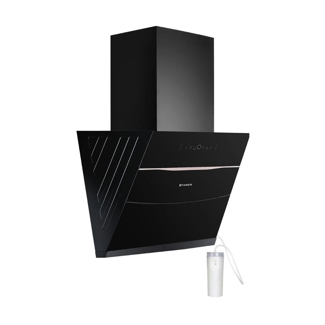 Faber 60 cm Wall Mounted Chimney BOLT FL SW SC BK 60