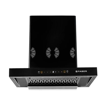 Faber 60 cm Wall Mounted Chimney BONITO 3D IND HC SC FL BK 60