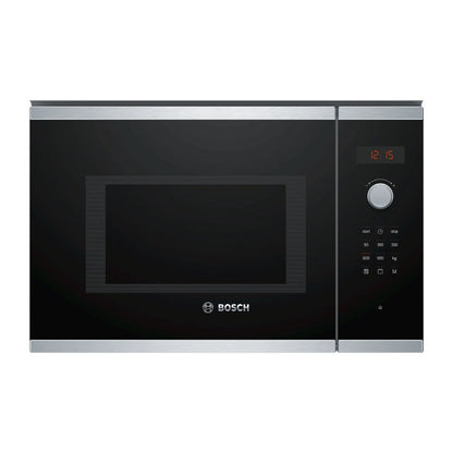 Bosch Built In Oven HBF532BA0I + Bosch Built-In Microwave Series 4 BEL553MS0I + Bosch 90 cm Wall Mounted Chimney Self Clean Series DWBA98H60I + Bosch 90 cm 4 Burner Hob True Brass 2D PNF9B6F20I