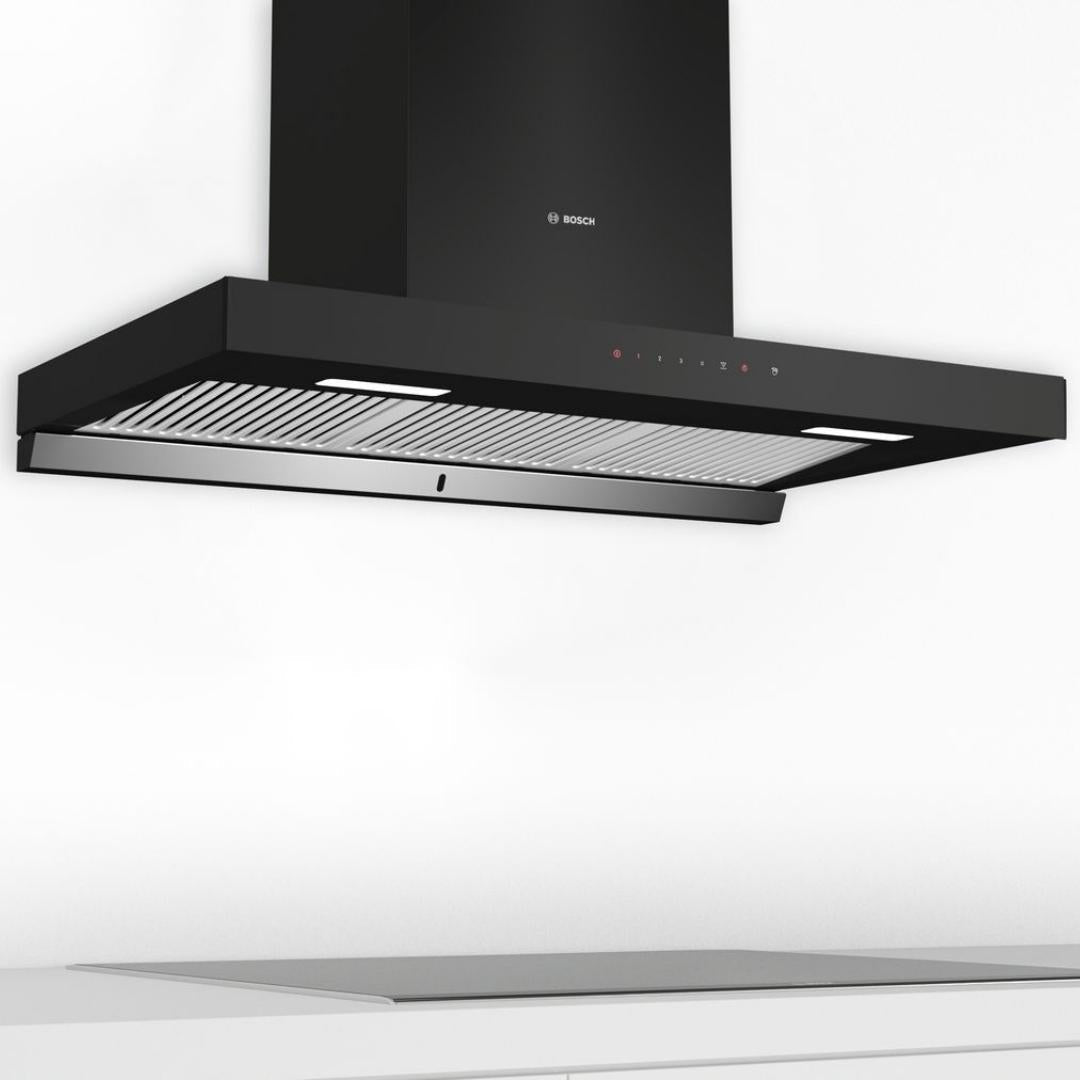 Bosch Built In Oven HBF532BA0I + Bosch Built-In Microwave Series 4 BEL553MS0I + Bosch 90 cm Wall Mounted Chimney Self Clean Series DWBA98H60I + Bosch 90 cm 4 Burner Hob True Brass 2D PNF9B6F20I