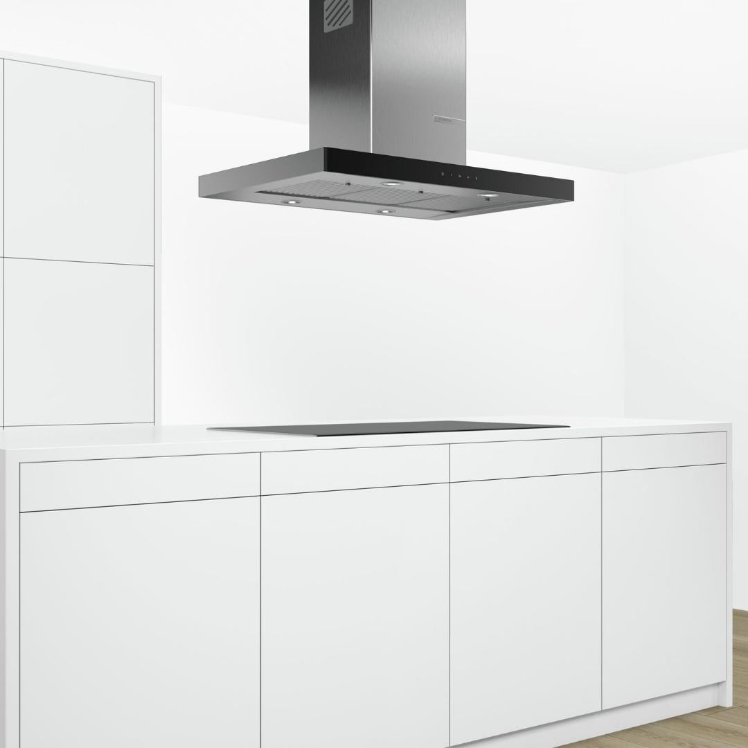 Bosch 90 cm Island Chimney Supra Glass DIB098G50I
