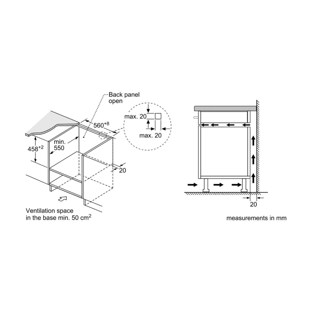 Bosch Built-In Combo Oven CMA585MS0I
