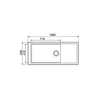 Franke Stainless Steel Sink Box Series BOX BXX 211 111 100 ( 40 x 18 inches ) - Satin