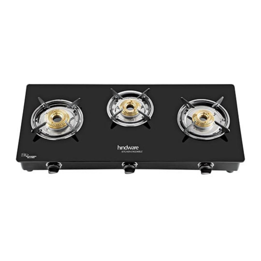 Hindware 69 cm 3 Burner Cooktop Brio Plus Series BRIO PLUS 3B