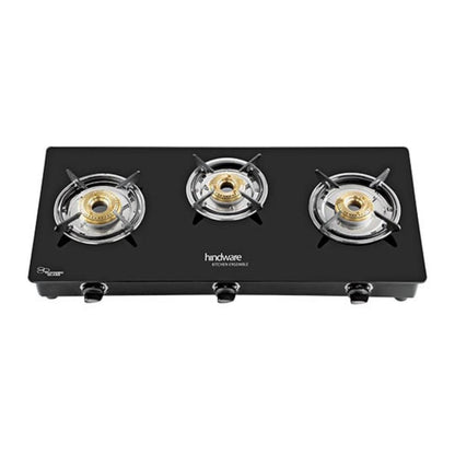Hindware 69 cm 3 Burner Cooktop Brio Plus Series BRIO PLUS 3B
