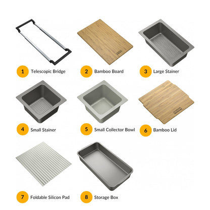 Franke Stainless Steel Sink Box Elite BOX ELITE BXX 210 110 57 ( 24 x 20 inches ) - Satin