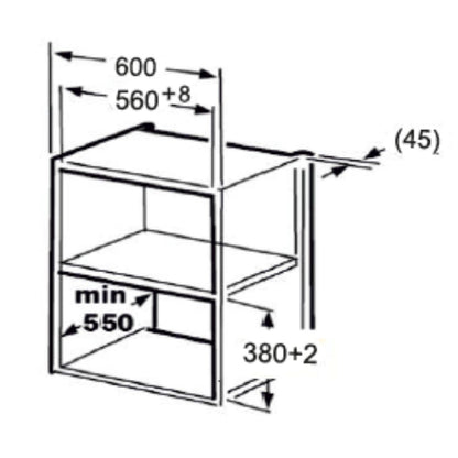Carysil Built-In Convection Microwave MWO 1