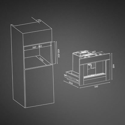 Kaff Built-In Coffee Machine CFFBI 6