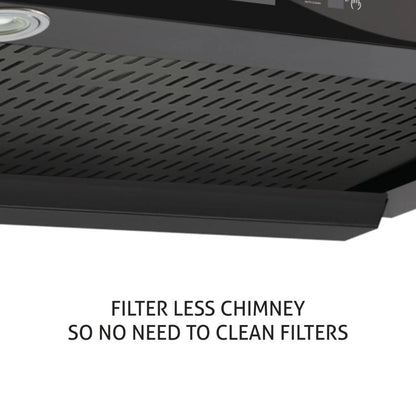 Glen 76 cm Wall Mounted Chimney Filterless Series CH 6052 BLDC AUTO CLEAN MOTION SENSOR FILTERLESS 76