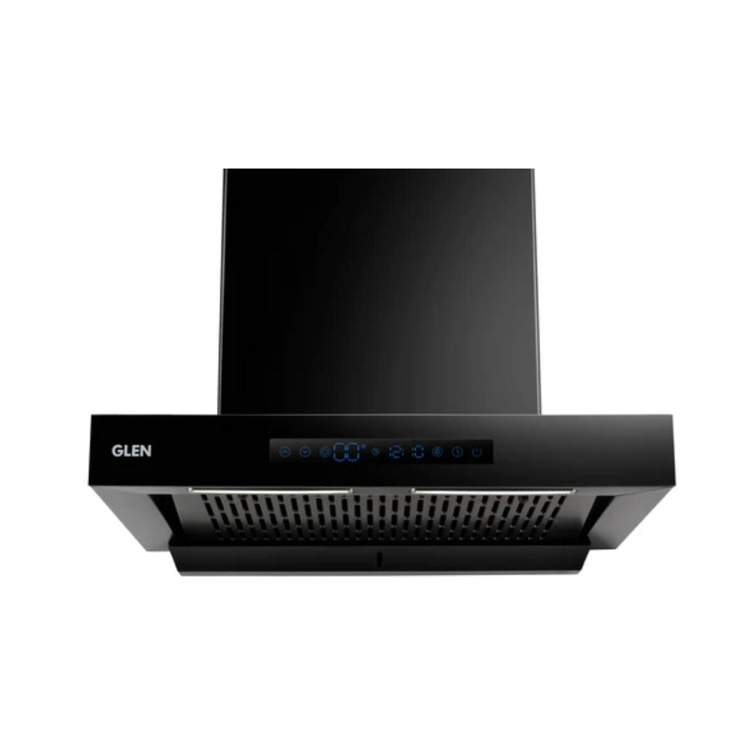 Glen 60 cm Wall Mounted Chimney Filterless Series CH 6053 BL BLDC AC 60 + Glen Cooking Range CR 2014 DB AI