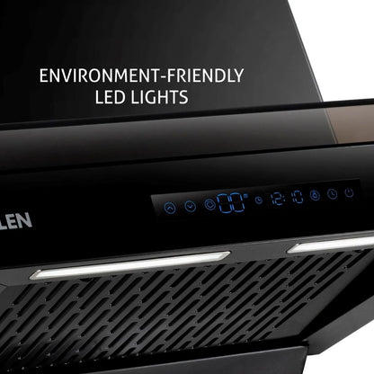 Glen 90 cm Wall Mounted Chimney Filterless Series CH 6062 BL BLDC AC 90
