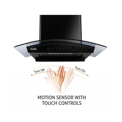 Glen 60 cm Wall Mounted Chimney Filterless Series CH 6071 BL BLDC AC 60