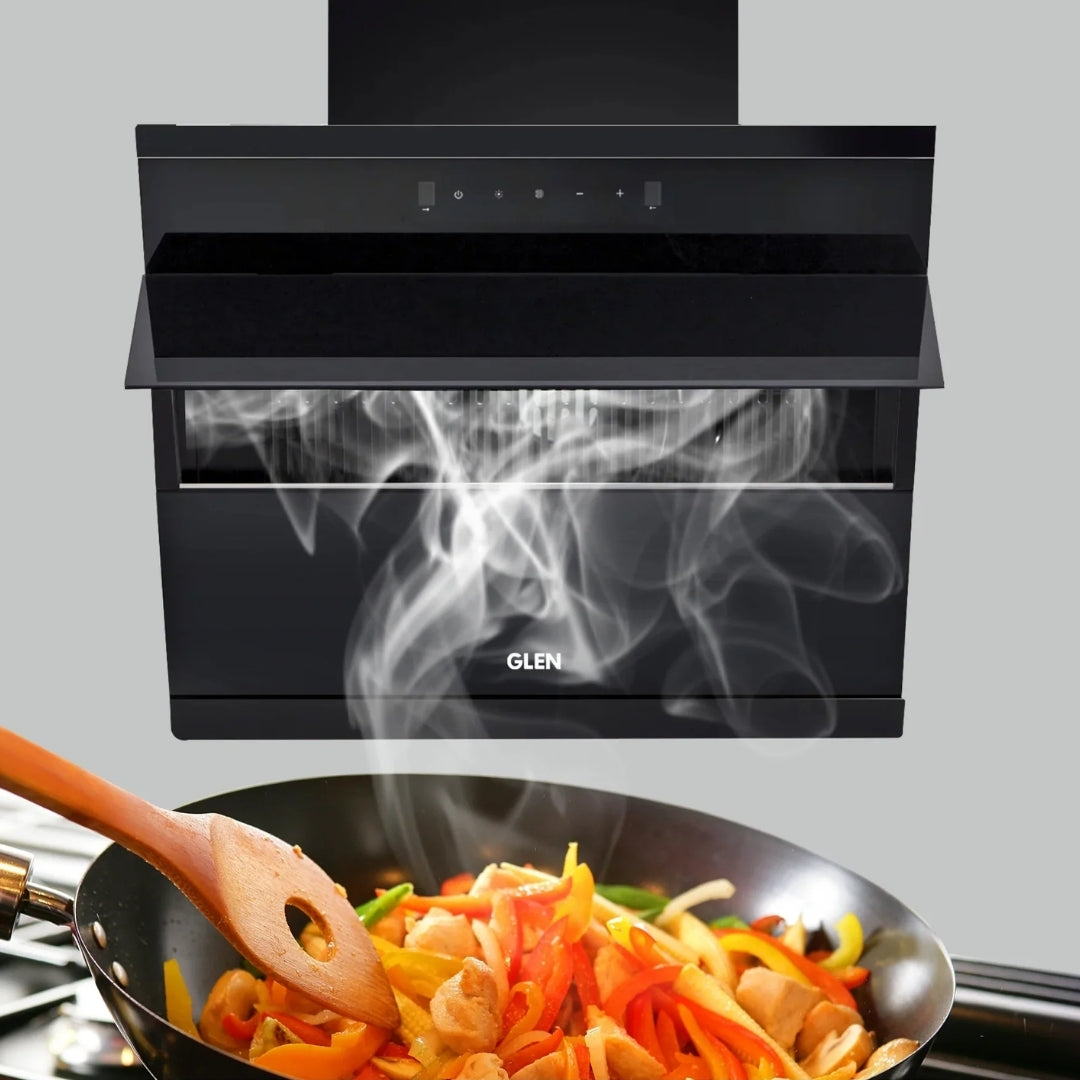 Glen 75 cm Wall Mounted Chimney Filterless Series CH 6073 SX AC 75