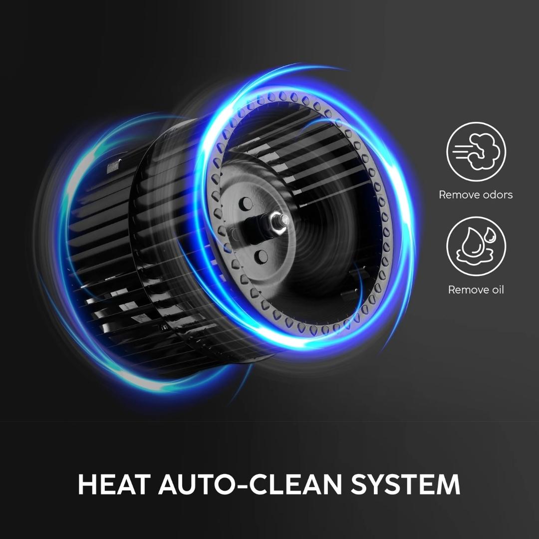 Glen 90 cm Wall Mounted Chimney Filterless Series CH 6076 DS BLDC AC 90