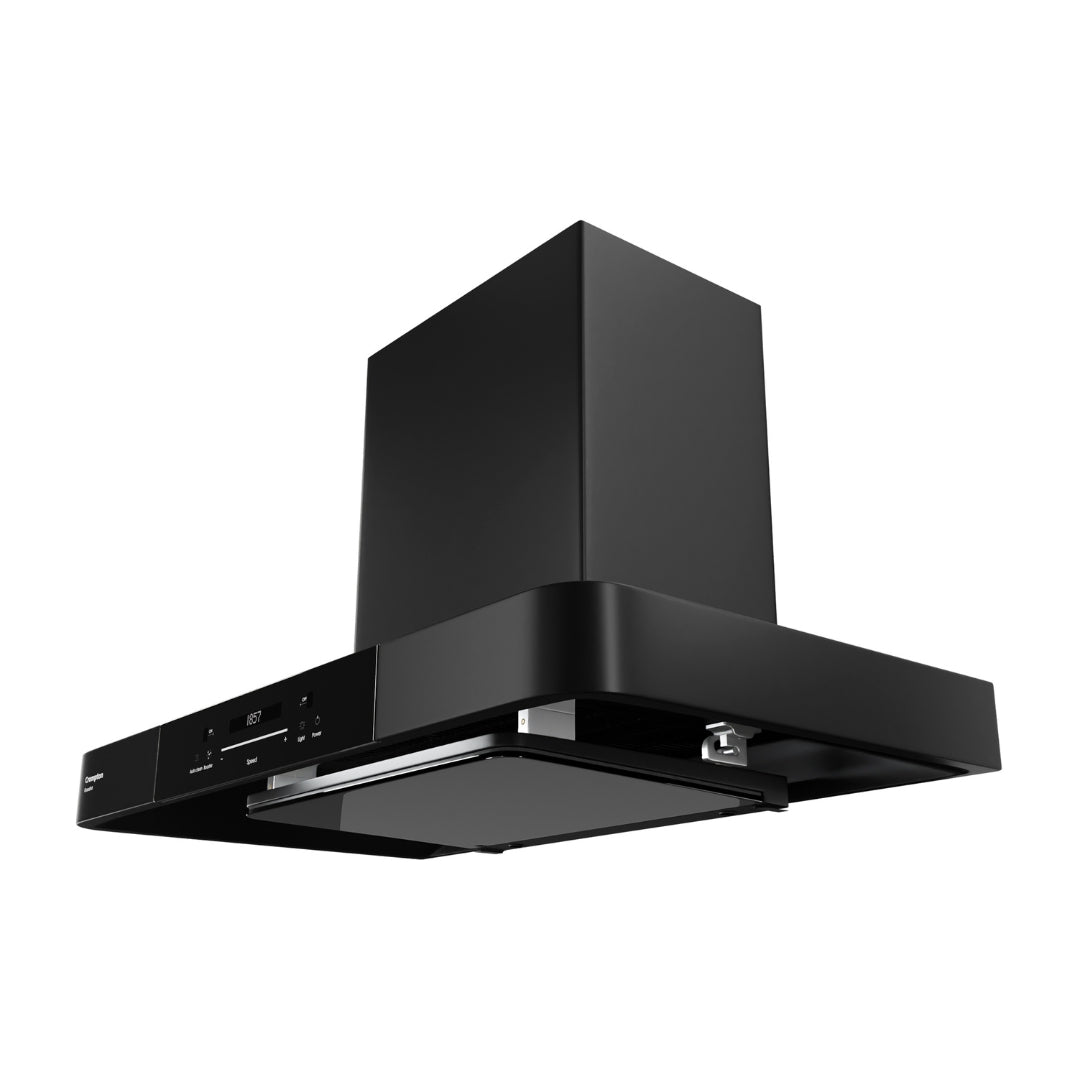 Crompton 90 cm Wall Mounted Chimney GrandArt CHD-GAVB90FLE-MBL