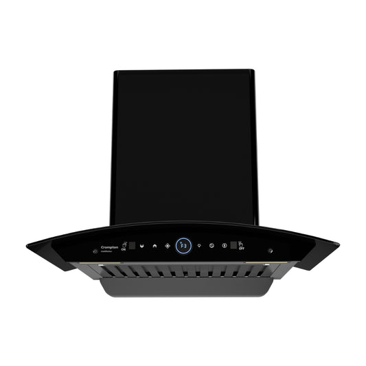 Crompton 60 cm Wall Mounted Chimney IntelliMotion CHD-IMC60FLE-MBL
