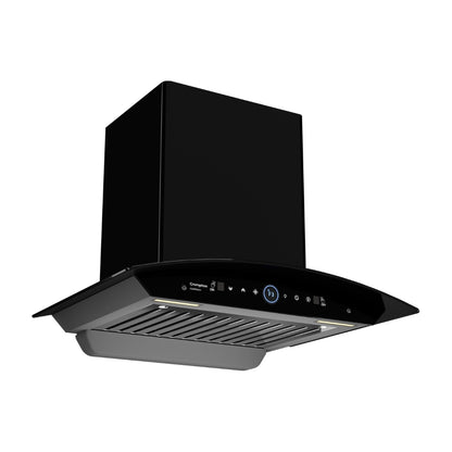 Crompton 60 cm Wall Mounted Chimney IntelliMotion CHD-IMC60FLE-MBL