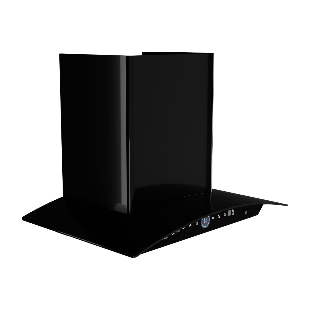 Crompton 60 cm Wall Mounted Chimney IntelliMotion CHD-IMC60FLE-MBL