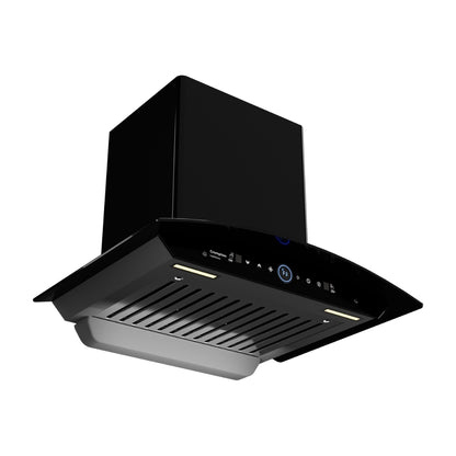 Crompton 60 cm Wall Mounted Chimney IntelliMotion CHD-IMC60FLE-MBL