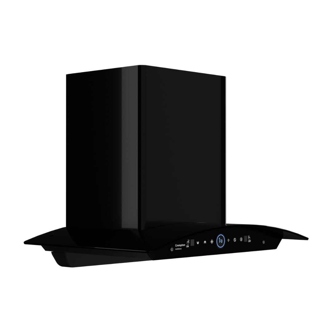 Crompton 60 cm Wall Mounted Chimney IntelliMotion CHD-IMC60FLE-MBL