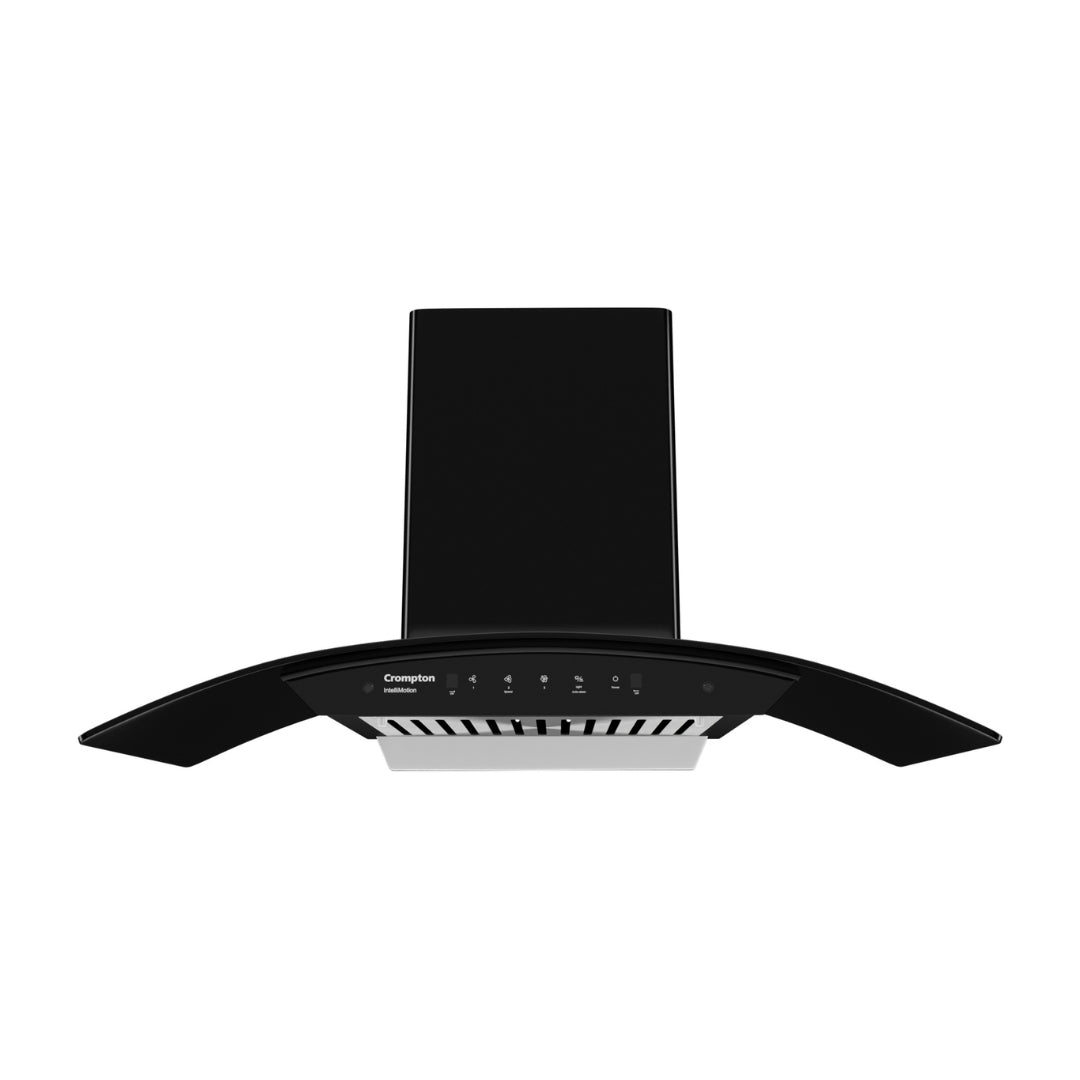 Crompton 90 cm Wall Mounted Chimney IntelliMotion CHD-IMC90BFA-MBL