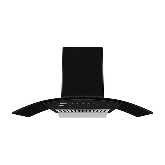 Crompton 90 cm Wall Mounted Chimney IntelliMotion CHD-IMC90BFA-MBL