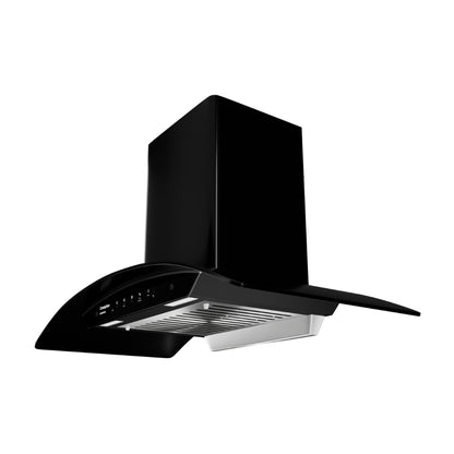 Crompton 90 cm Wall Mounted Chimney IntelliMotion CHD-IMC90BFA-MBL