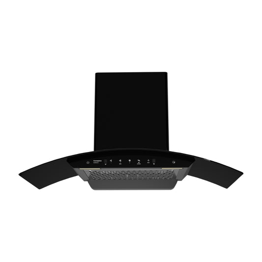 Crompton 90 cm Wall Mounted Chimney IntelliMotion CHD-IMC90FLE-MBL
