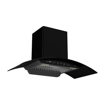 Crompton 90 cm Wall Mounted Chimney IntelliMotion CHD-IMC90FLE-MBL