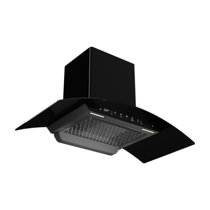 Crompton 90 cm Wall Mounted Chimney IntelliMotion CHD-IMC90FLE-MBL