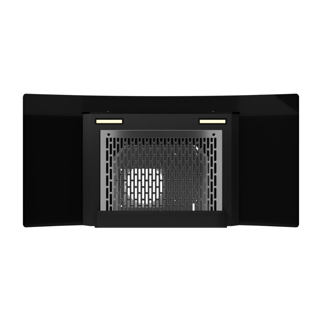 Crompton 90 cm Wall Mounted Chimney IntelliMotion CHD-IMC90FLE-MBL
