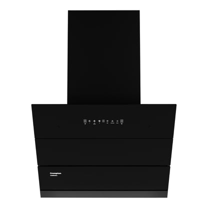 Crompton 60 cm Wall Mounted Chimney IntelliMotion CHD-IMI60FLE-MBL