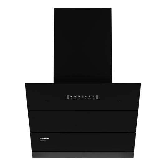 Crompton 60 cm Wall Mounted Chimney IntelliMotion CHD-IMI60FLE-MBL