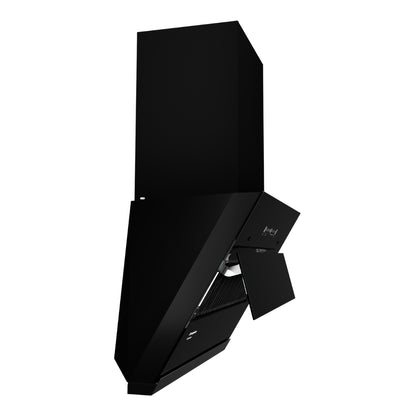 Crompton 60 cm Wall Mounted Chimney IntelliMotion CHD-IMI60FLE-MBL