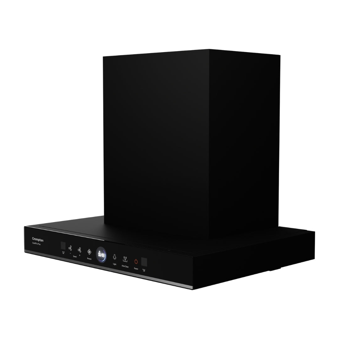 Crompton 60 cm Wall Mounted Chimney QuietPro Plus CHD-QPPB60FLE-MBL