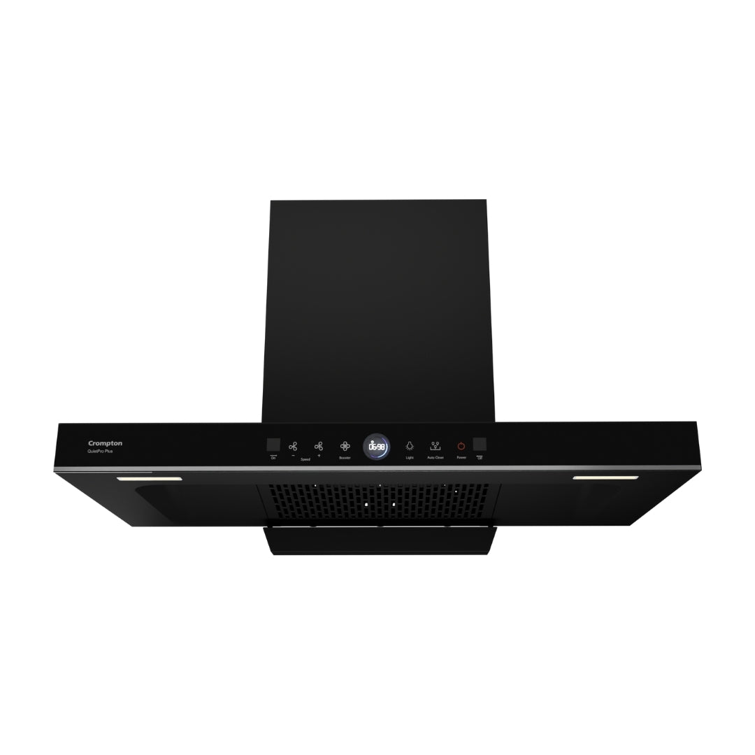 Crompton 90 cm Wall Mounted Chimney QuietPro Plus CHD-QPPB90FLE-MBL