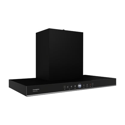 Crompton 90 cm Wall Mounted Chimney QuietPro Plus CHD-QPPB90FLE-MBL