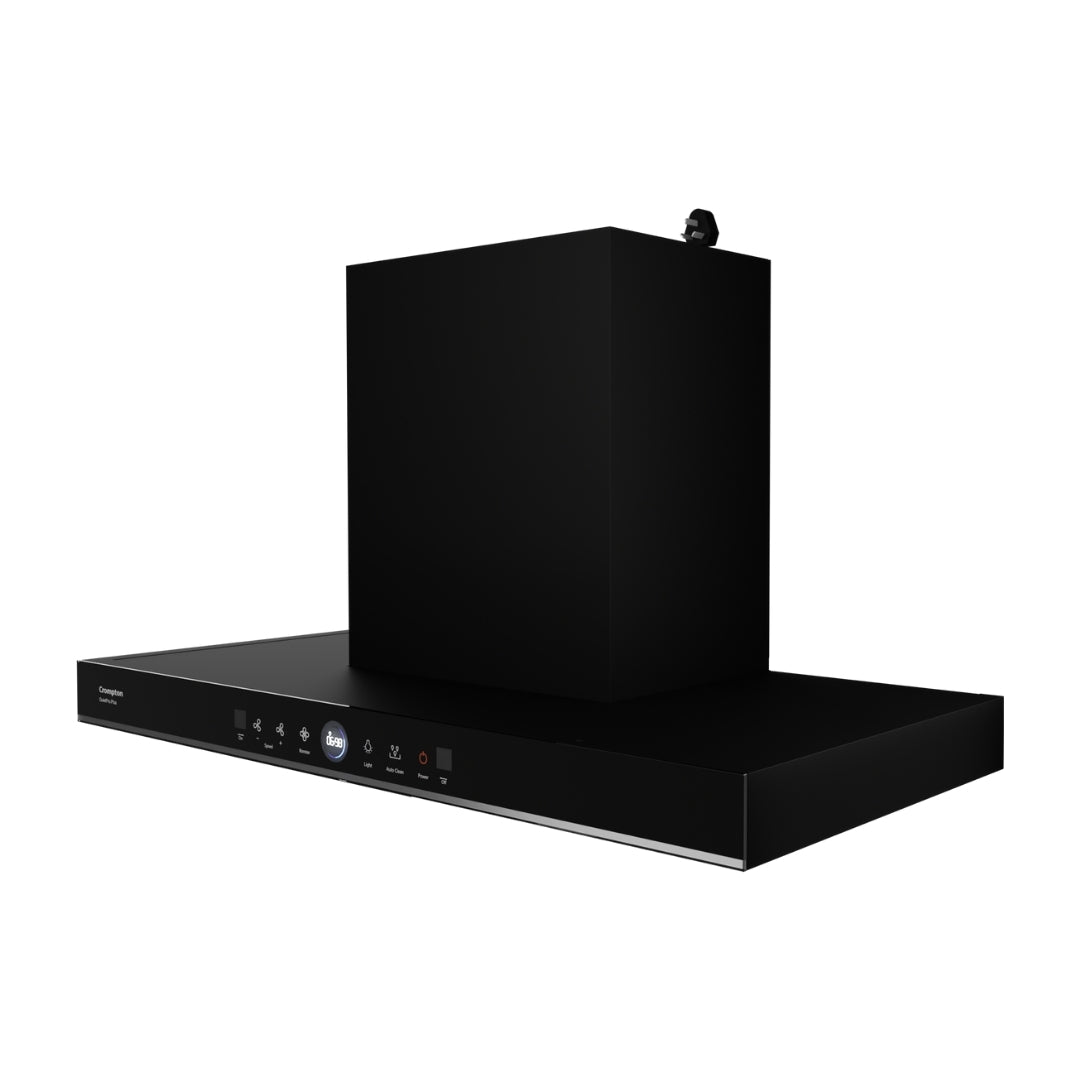 Crompton 90 cm Wall Mounted Chimney QuietPro Plus CHD-QPPB90FLE-MBL