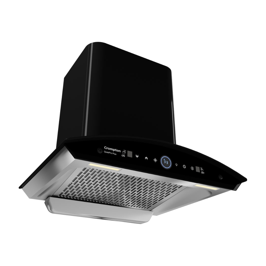 Crompton 60 cm Wall Mounted Chimney QuietPro Plus CHD-QPPC60FLE-MBL