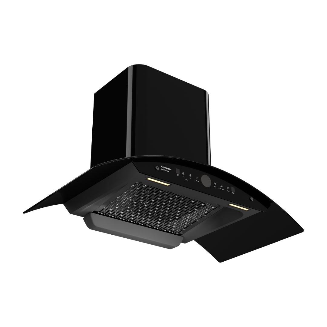 Crompton 90 cm Wall Mounted Chimney QuietPro Plus CHD-QPPC90FLE-MBL